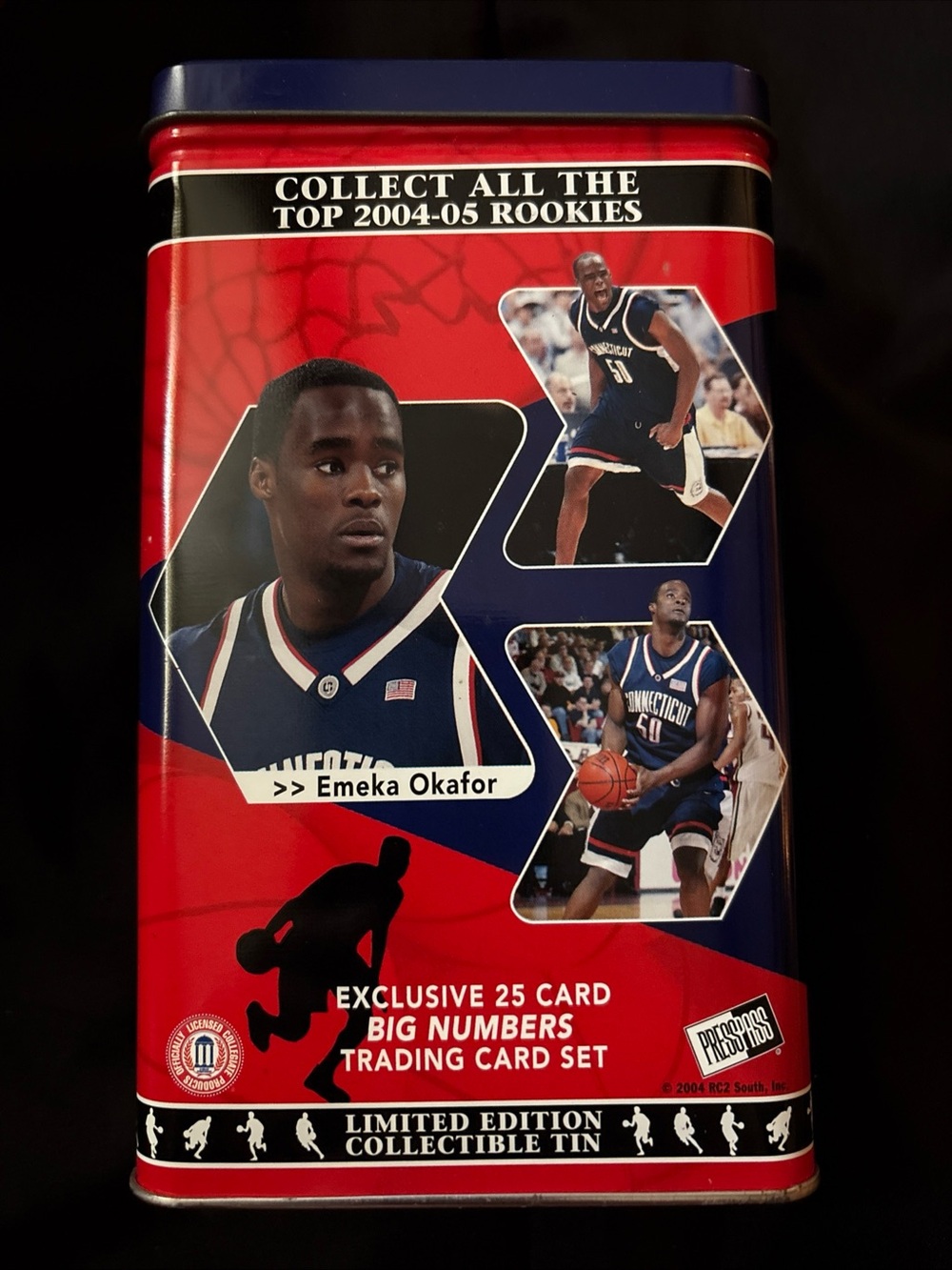 PRESS PASS 2004-2005 ROOKIE SET WITH COLLECTOR TIN NOT SEALED